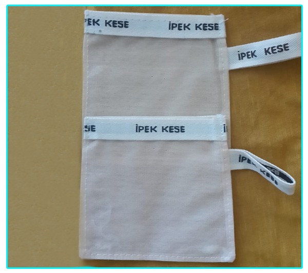 İpek Kese Yüz Kesesi - Görsel 2